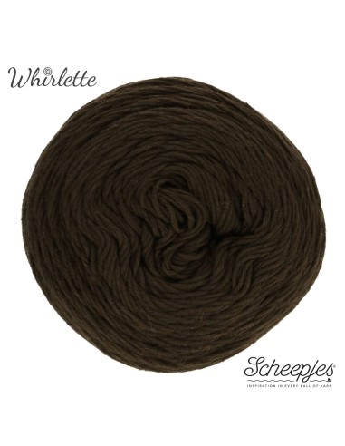 Scheepjes Whirlette No. 883 Bitter Coffee  -  Crochet, Knitting yarn