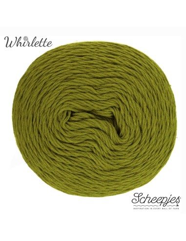 Scheepjes Whirlette No. 882 Tangy Olive - Crochet, Knitting yarn