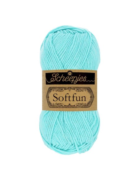 Scheepjes Softfun No. 2603 Cool Blue - Crochet, Knitting yarn