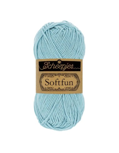 Scheepjes Softfun No. 2432 Light Blue - Crochet, Knitting yarn