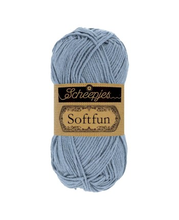 Scheepjes Softfun No. 2602 Slate Blue - Crochet, Knitting...