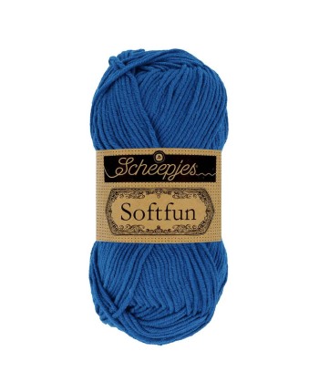 Scheepjes Softfun No. 2626 Cobalt - Crochet, Knitting yarn