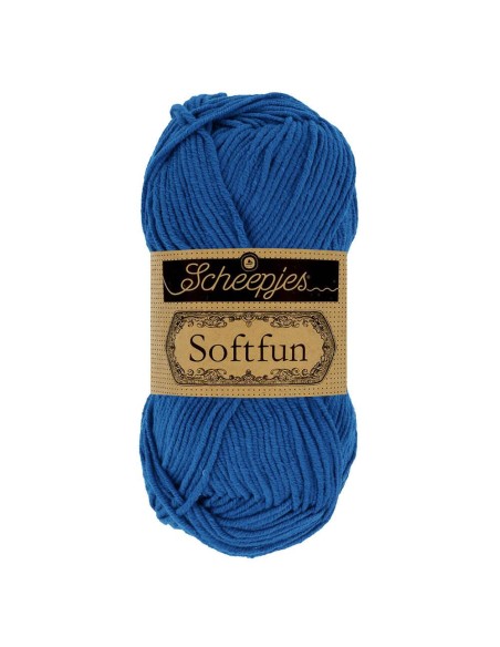 Scheepjes Softfun No. 2626 Cobalt - Crochet, Knitting yarn