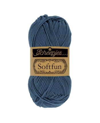 Scheepjes Softfun No. 2489 Denim - Crochet, Knitting yarn