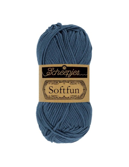 Scheepjes Softfun No. 2489 Denim - Crochet, Knitting yarn