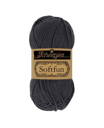 Scheepjes Softfun No. 2601 Graphite - Crochet, Knitting yarn