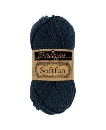 Scheepjes Softfun No. 2401 Prussian - Crochet, Knitting yarn