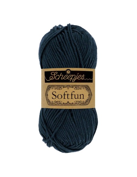 Scheepjes Softfun Nr. 2401 Prussian -  nėrimo, mezgimo siūlai