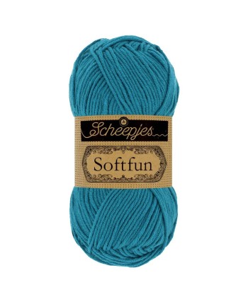 Scheepjes Softfun No. 2649 Peacock - Crochet, Knitting yarn