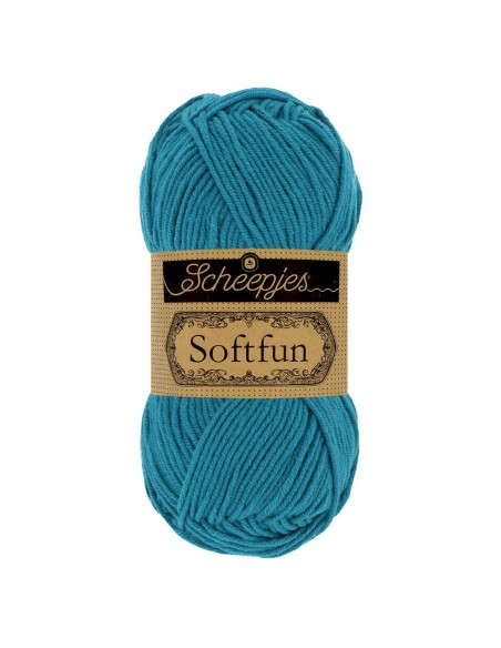 Scheepjes Softfun No. 2649 Peacock - Crochet, Knitting yarn