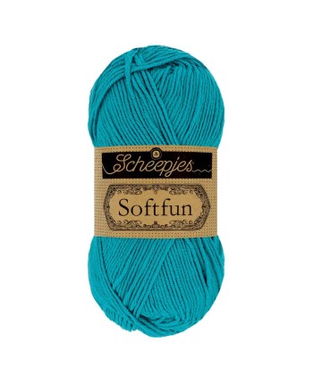 Scheepjes Softfun No. 2511 Dark Turquoise - Crochet,...