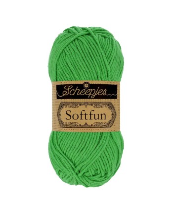 Scheepjes Softfun No. 2605 Emerald - Crochet, Knitting yarn