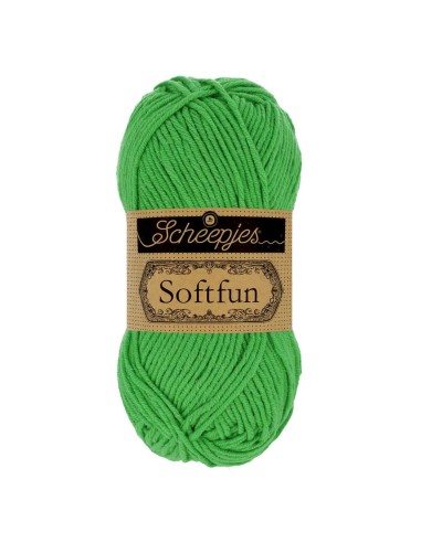 Scheepjes Softfun No. 2605 Emerald - Crochet, Knitting yarn