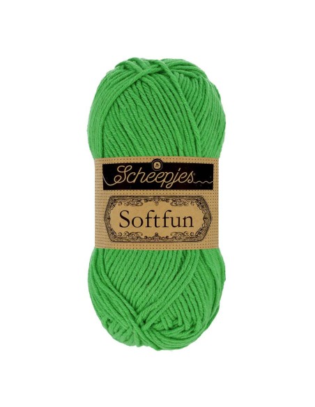 Scheepjes Softfun Nr. 2605 Emerald -  nėrimo, mezgimo siūlai