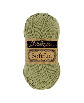 Scheepjes Softfun No. 2606 Moss - Crochet, Knitting yarn