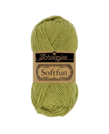 Scheepjes Softfun No. 2531 Olive - Crochet, Knitting yarn