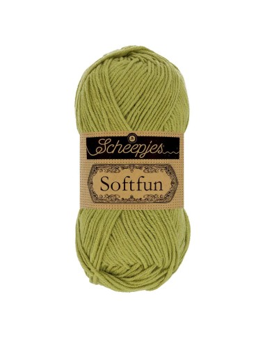 Scheepjes Softfun No. 2531 Olive - Crochet, Knitting yarn