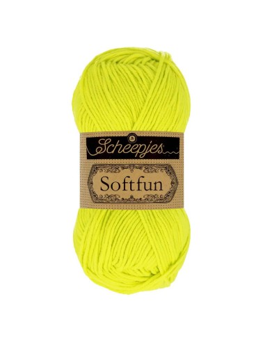 Scheepjes Softfun No. 2641 Citrus Lime - Crochet, Knitting yarn