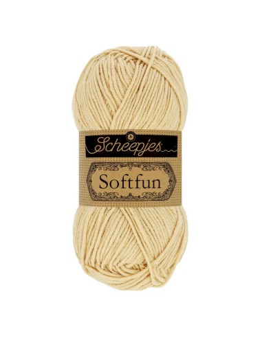 Scheepjes Softfun No. 2632 Tortilla - Crochet, Knitting yarn