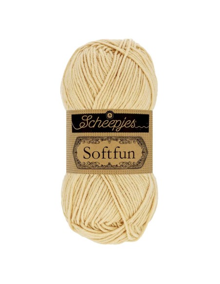 Scheepjes Softfun No. 2632 Tortilla - Crochet, Knitting yarn