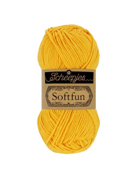 Scheepjes Softfun Nr. 2634 Bumblebee -  nėrimo, mezgimo siūlai