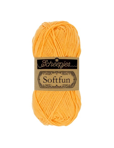 Scheepjes Softfun Nr. 2610 Butterscotch -  nėrimo, mezgimo siūlai