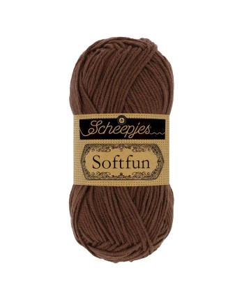 Scheepjes Softfun No. 2491 Pecan - Crochet, Knitting yarn