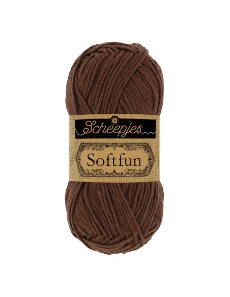 Scheepjes Softfun No. 2491 Pecan - Crochet, Knitting yarn
