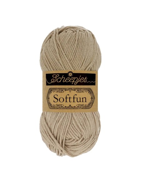 Scheepjes Softfun Nr. 2533 Wheat -  nėrimo, mezgimo siūlai
