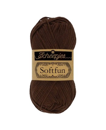 Scheepjes Softfun No. 2623 Chocolate - Crochet, Knitting...