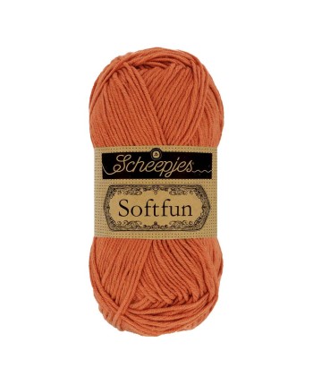 Scheepjes Softfun No. 2431 Clay - Crochet, Knitting yarn