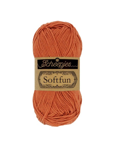 Scheepjes Softfun Nr. 2431 Clay -  nėrimo, mezgimo siūlai