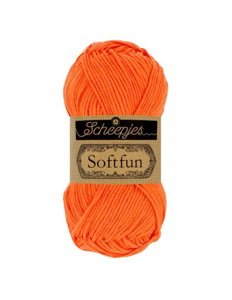 Scheepjes Softfun Nr. 2651 Pumpkin -  nėrimo, mezgimo siūlai