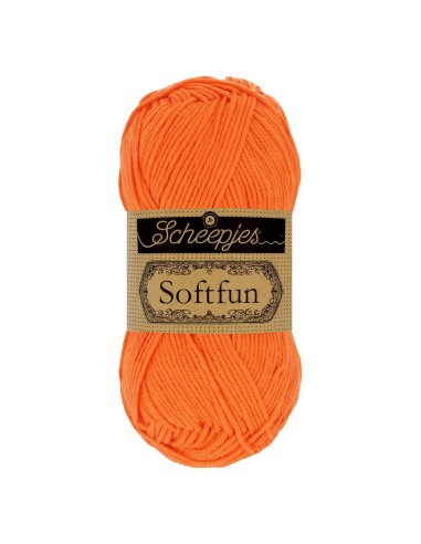 Scheepjes Softfun No. 2427 Tangerine - Crochet, Knitting yarn