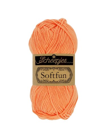 Scheepjes Softfun No. 2652 Cantaloupe - Crochet, Knitting yarn