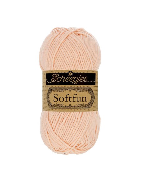 Scheepjes Softfun Nr. 2466 Peach -  nėrimo, mezgimo siūlai