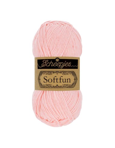 Scheepjes Softfun No. 2513 Light Rose- Crochet, Knitting yarn