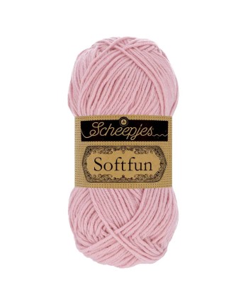 Scheepjes Softfun No. 2653 Flamingo- Crochet, Knitting yarn