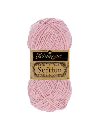 Scheepjes Softfun No. 2653 Flamingo- Crochet, Knitting yarn