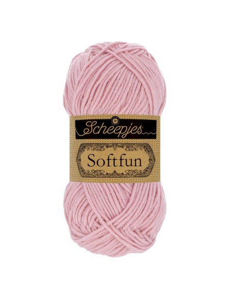 Scheepjes Softfun Nr. 2653 Flamingo -  nėrimo, mezgimo siūlai