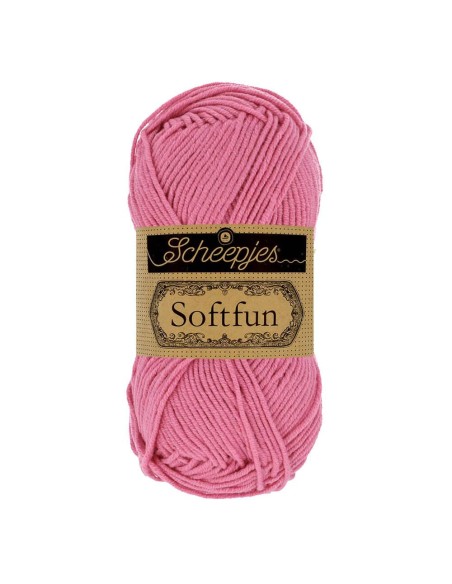 Scheepjes Softfun Nr. 2480 Pink -  nėrimo, mezgimo siūlai