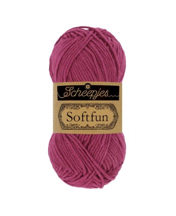 Scheepjes Softfun No. 2534 Cyclamen - Crochet, Knitting yarn