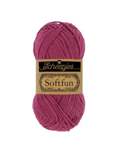 Scheepjes Softfun No. 2534 Cyclamen - Crochet, Knitting yarn
