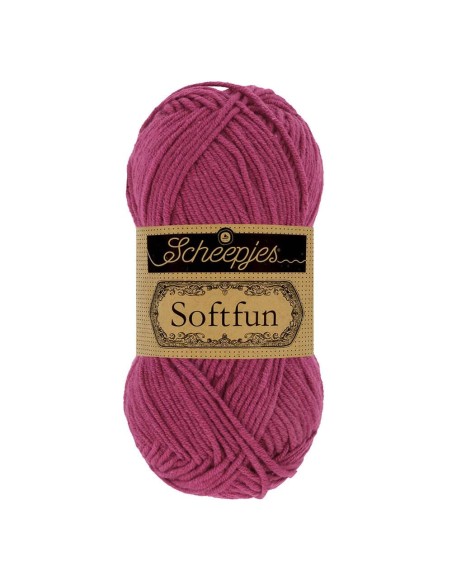 Scheepjes Softfun Nr. 2534 Cyclamen -  nėrimo, mezgimo siūlai