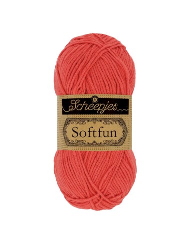 Scheepjes Softfun No. 2449 Salmon - Crochet, Knitting yarn