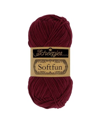 Scheepjes Softfun No. 2637 Mahogany - Crochet, Knitting yarn