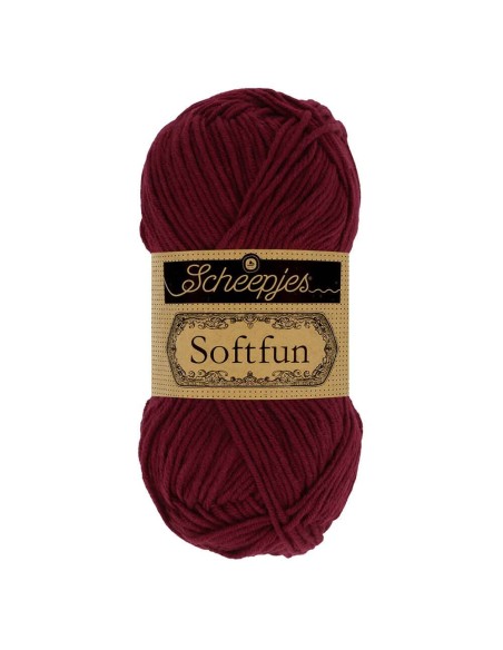 Scheepjes Softfun No. 2637 Mahogany - Crochet, Knitting yarn