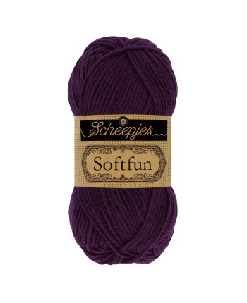 Scheepjes Softfun No. 2656 Aubergine - Crochet, Knitting...
