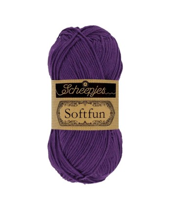 Scheepjes Softfun No. 2515 Deep Violet - Crochet,...