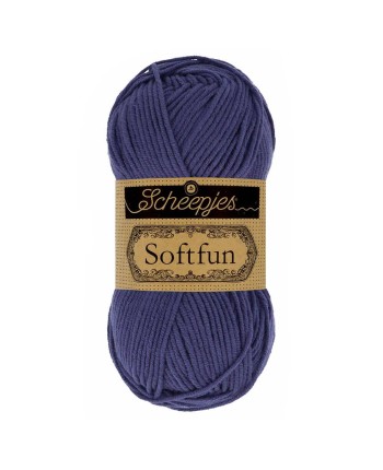 Scheepjes Softfun No. 2463 Purple - Crochet, Knitting yarn